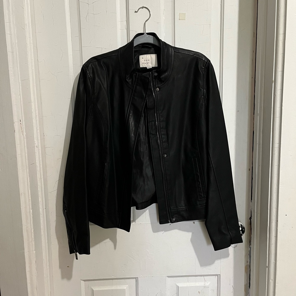 Faux Leather Jacket